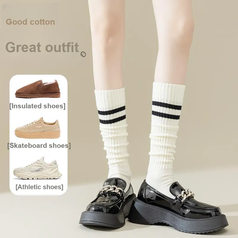 MIIOW Knee High Socks Women's 3 Pack-12