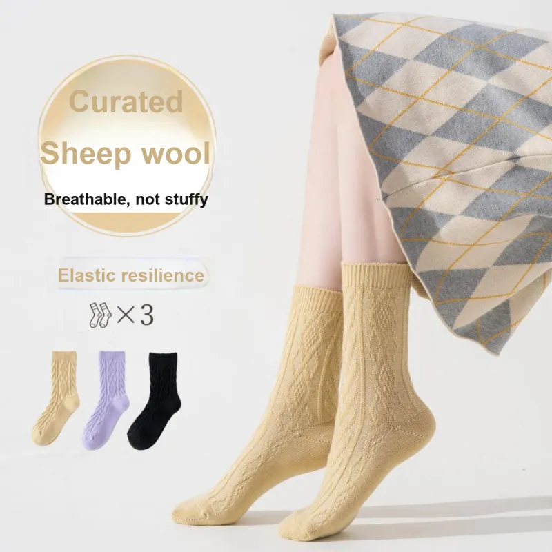 PIERRE CARDIN Mid Calf Socks Women's Box 3 Pack-1