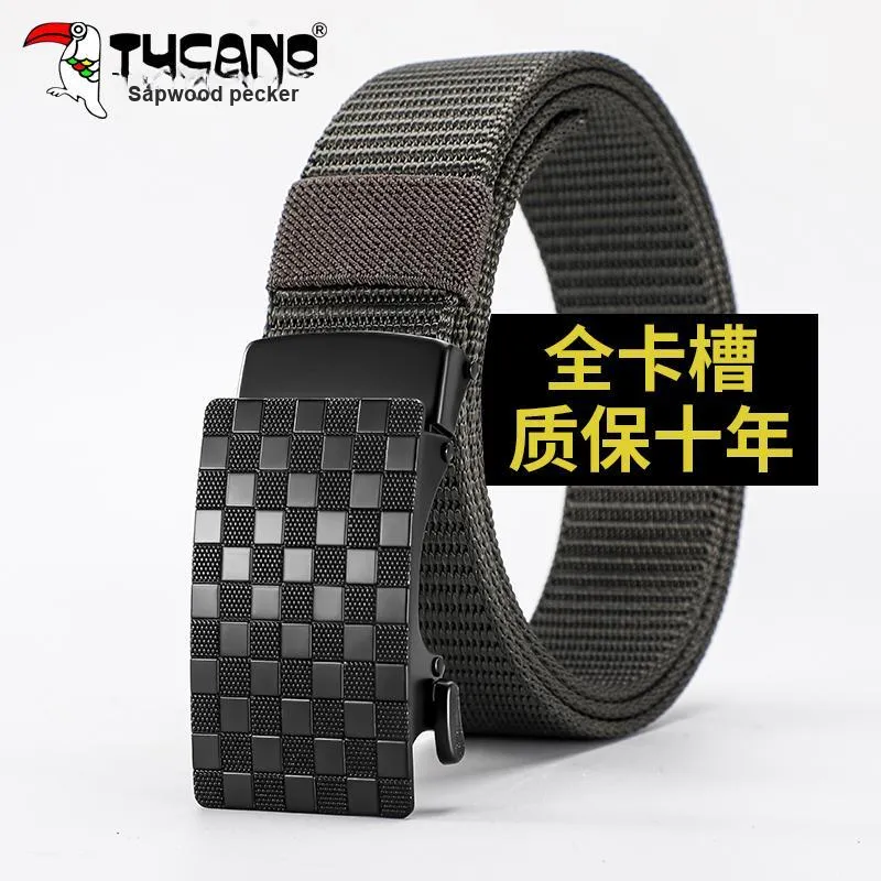 TUCANO Fabric Leather Belts Unisex 3.5cm-8