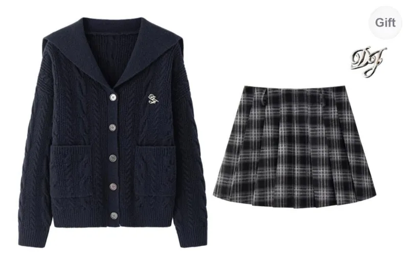 Tokyo Season Two Piece Skirt Sets Women's-0