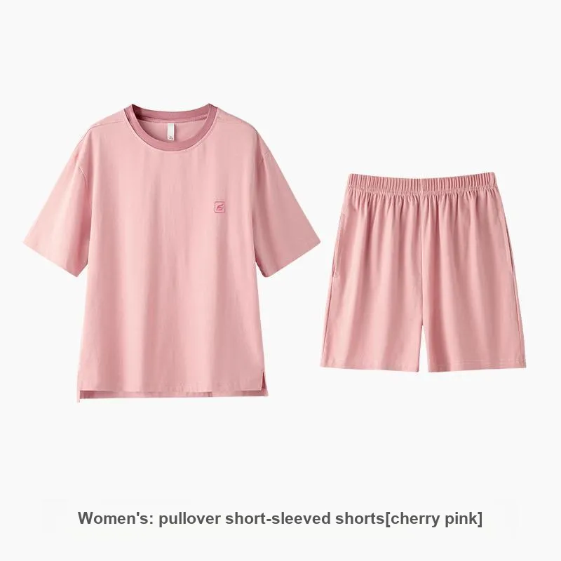 ZAO FU NIAO Pajama Set Women's Cherry Pink-1