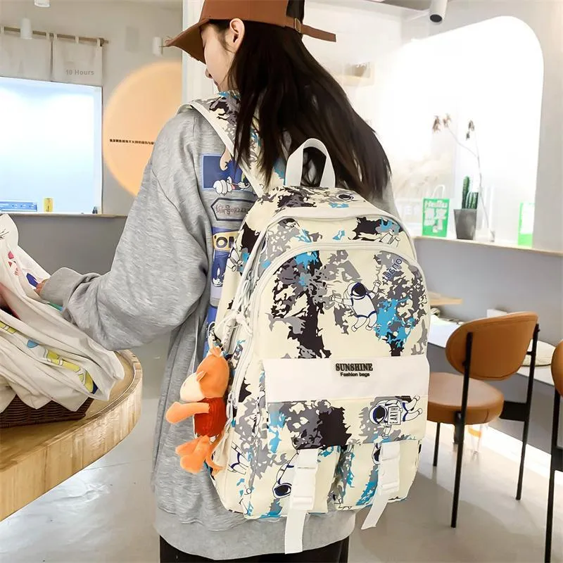 WICKBUEN Nylon Backpack Unisex Multicolor-14