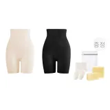 강력한 뱃살 보정 2팩 (블랙+스킨 컬러)