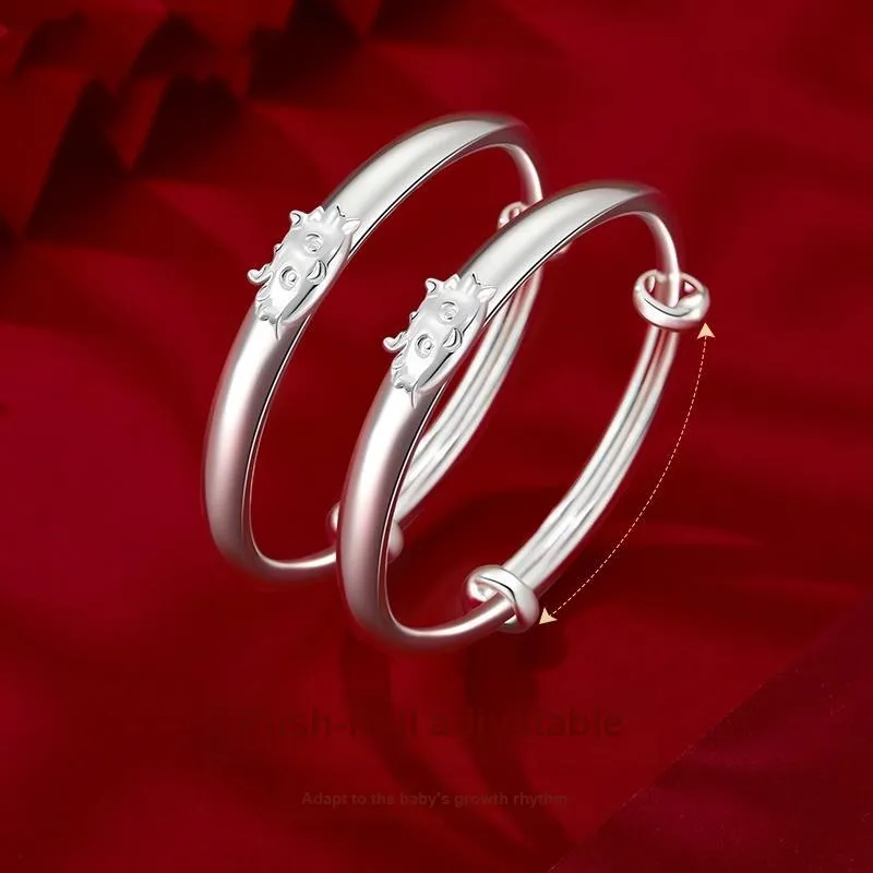 NSAOT 990 Foot Silver Bangles Kids'-2