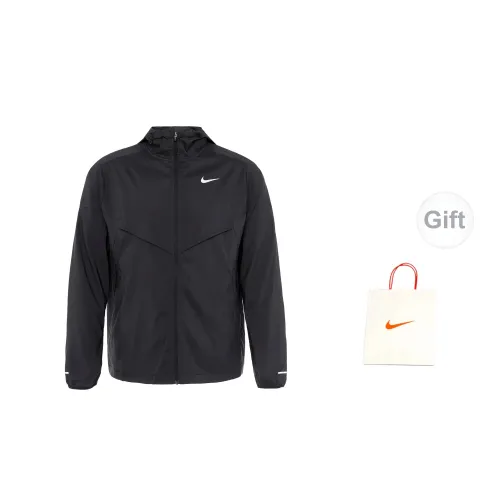 Nike Jackets Men Black Jackets+Gift Bag