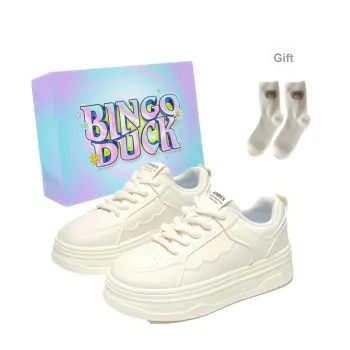 BINGO DUCK Slip Resistant Low Top Skateboard Shoes Women's