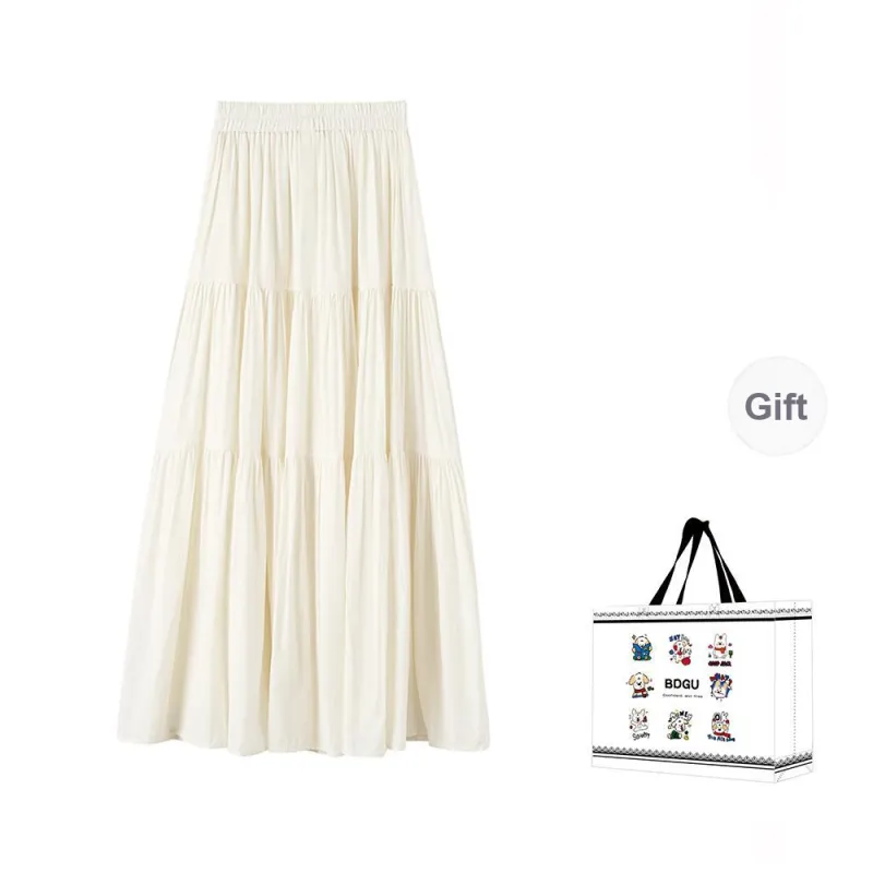 BDGU Casual Long Skirts Women's-5