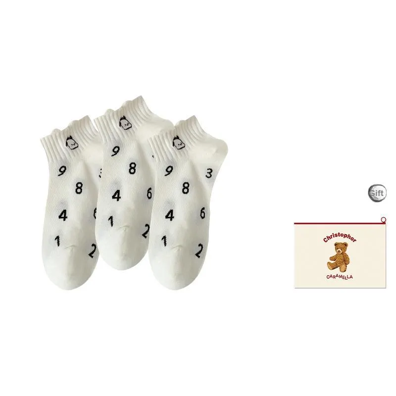 Caramella Ankle Socks Women's Shopping Bag Combo Set-11