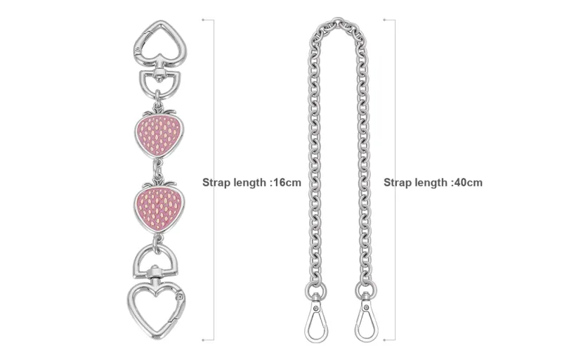 Lan Bao Fan Metal Alloy Bag Strap Women's Multicolor-1