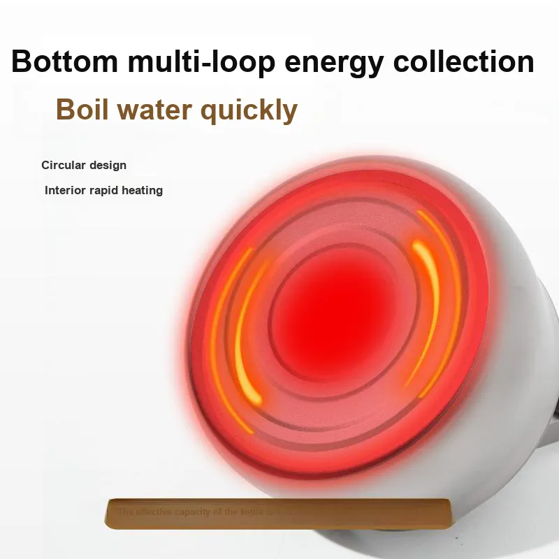 MOBI GARDEN Titanium Kettle, Open Kettle Tea Infuser Outdoor Camping Tea Stove Gathering Titanium 0.8L 3 5 Persons-5
