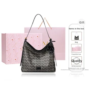 NUCELLE PVC One Shoulder Crossbody Bucket Bag Shoulder Bag Women's Multicolor