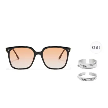 PLASTIC BRAIN Plate Frame Sunglasses Unisex
