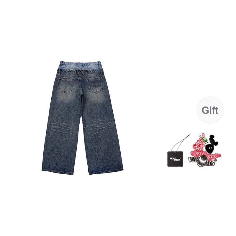 WHOOSIS Jeans Unisex Blue-1