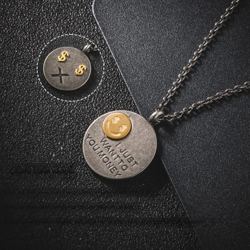 COLIMIDA Titanium Steel Necklaces Unisex-4