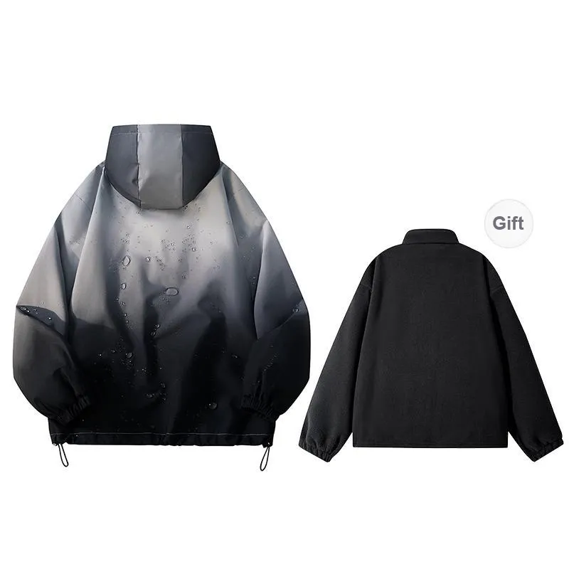 FORIDER Water Resistant Windproof UV Protection Windbreaker Jacket Unisex-13