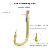 Iseama Barbed, 10 Pcs Double Hooks