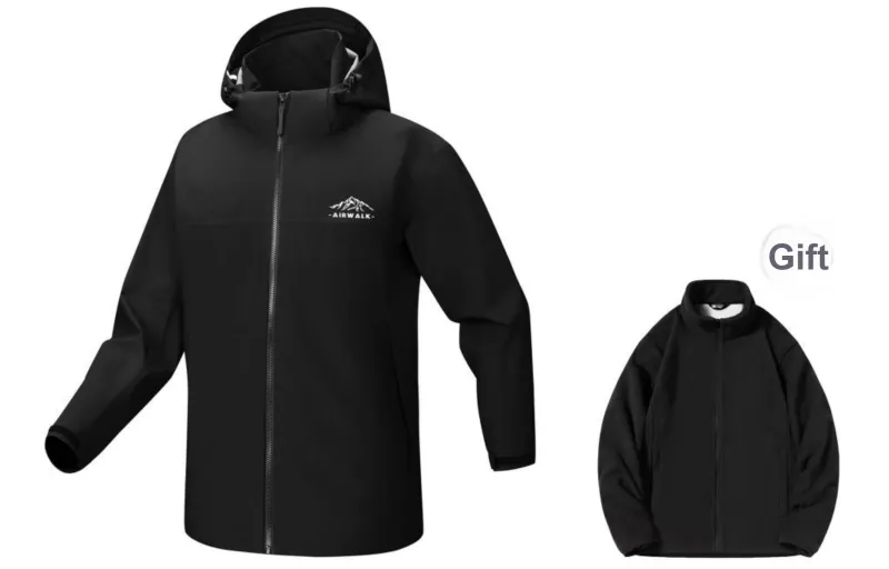 Airwalk Waterproof And Windproof Windbreaker Jacket Unisex-5
