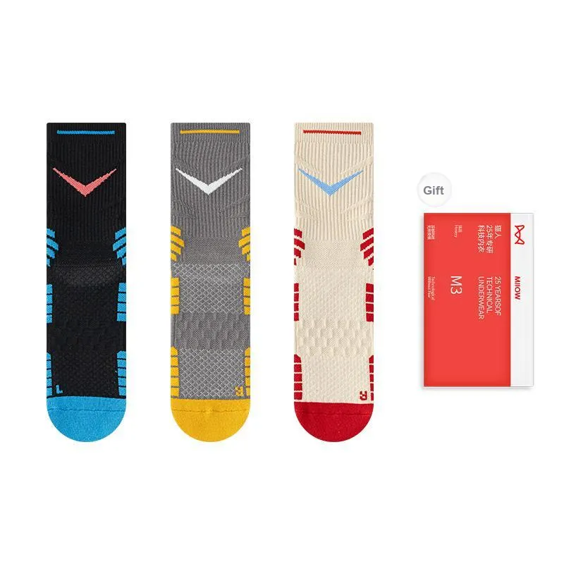MIIOW Trend Party Series Basketball Socks Men's Shopping Bag Combo Set-11