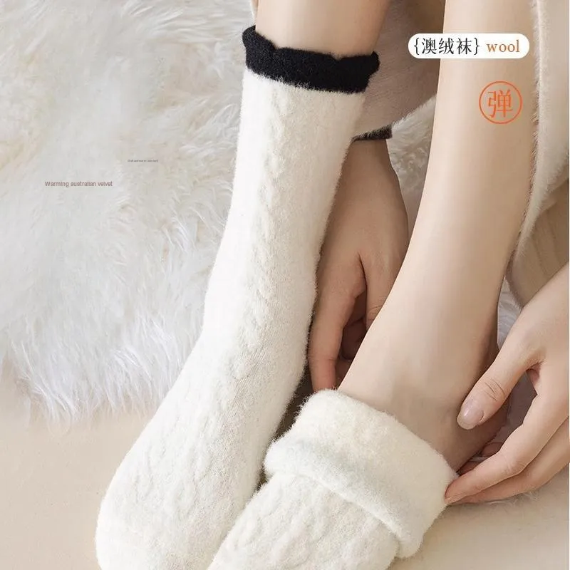 AOKANG Mid Calf Socks Women's 3 Pack-22