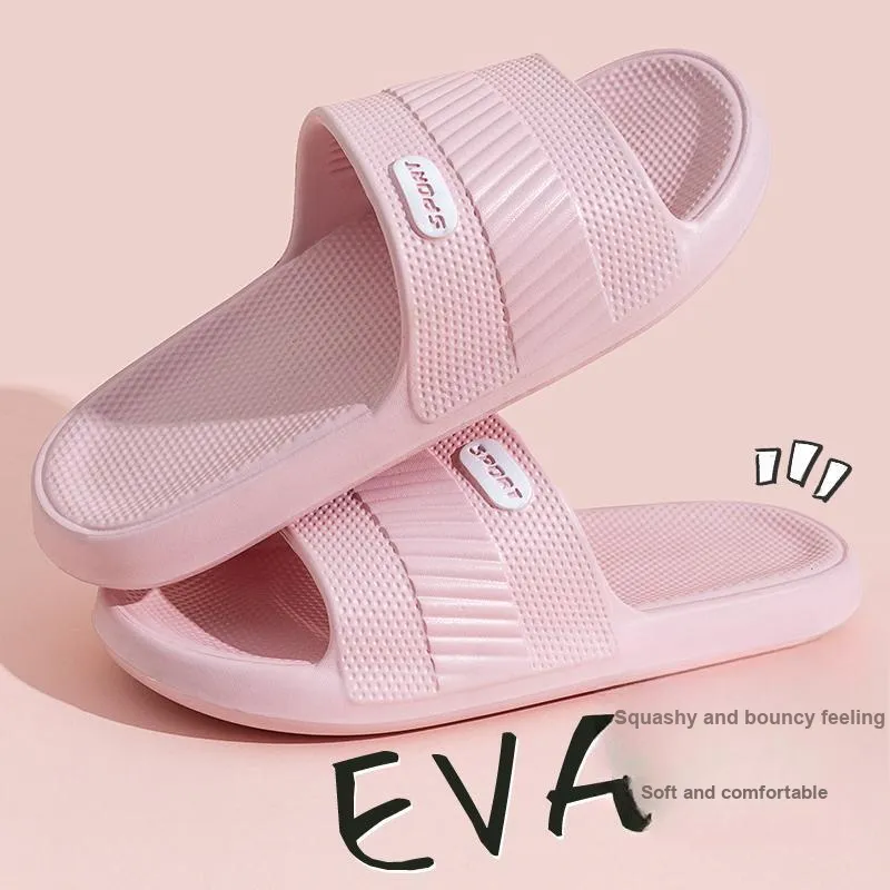 LUNNIFEIYA Squashy And Bouncy Feeling Summer Indoor Home Bathroom Bathing Slip Resistant Slippers-8