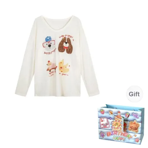 Gentle welcome T Shirts Women's Top Shopping Bag