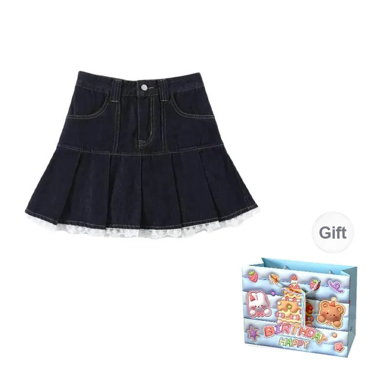 REMOULD Denim Short Skirts Women's-0