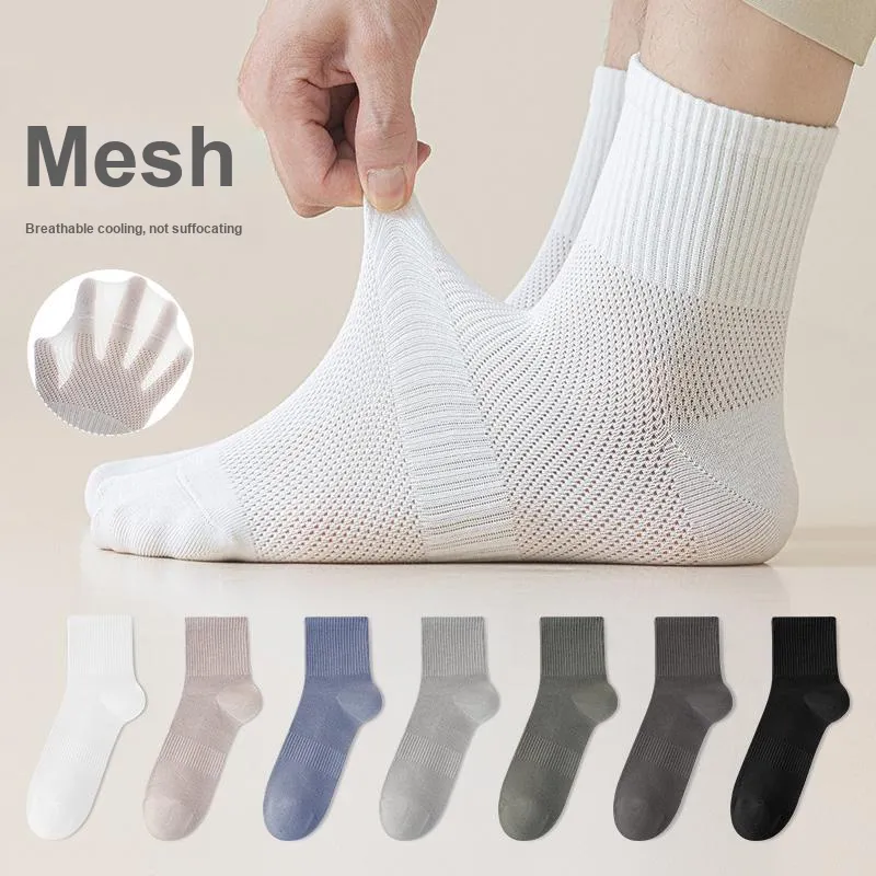 Lan Miao Mid Calf Socks Men's 10 Pack-6