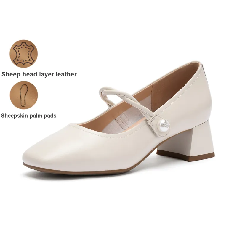 Hotwind Mary Jane Women's Casual Shoes High Heel Women's-4