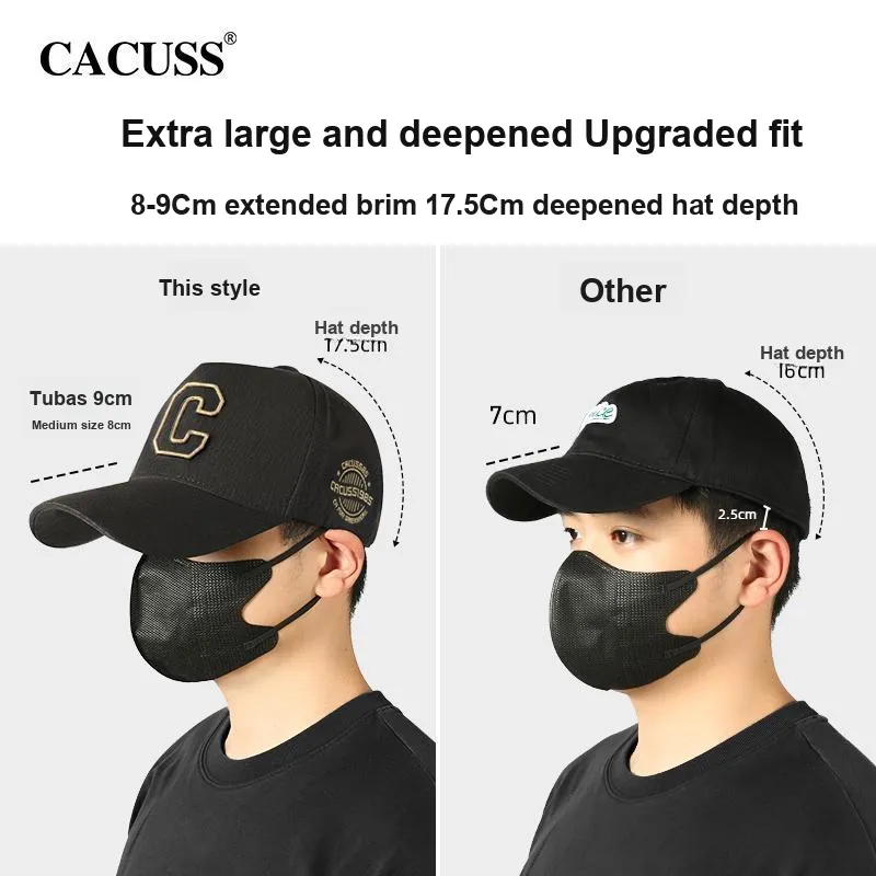 CACUSS Junior 100% Cotton Baseball Caps Men's-3