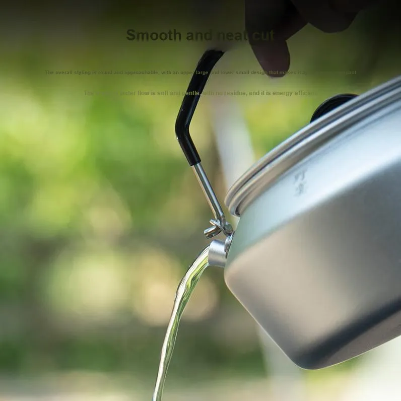 FIRE MAPLE Outdoor Water Equipment Outdoor Water Bottle 0.6L Camping Aluminum Alloy 5052A, 201 Stainless Steel, PP, PVC-2