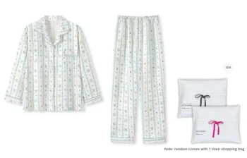 WANANNI Pajama Set Women's Shopping Bag Light Blue