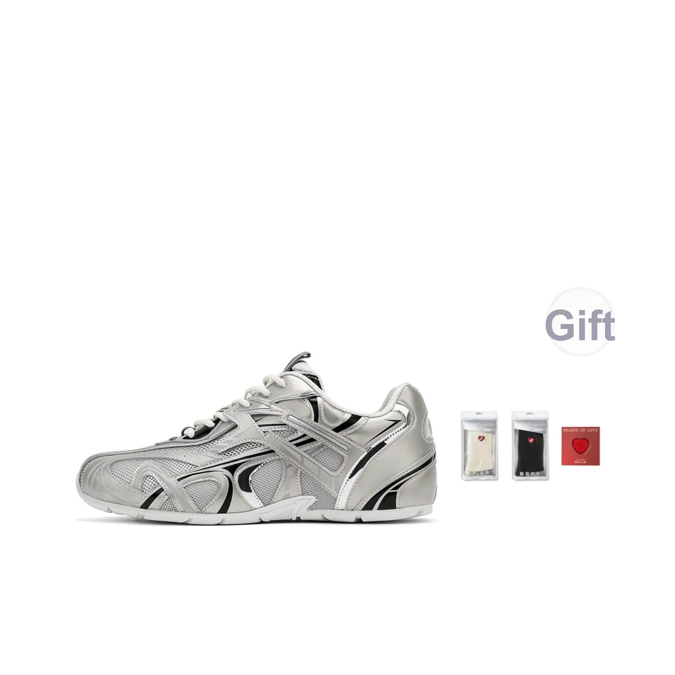 NEXT IMPULSIVE Низкий топ Повседневная обувь Унисекс Серебряный