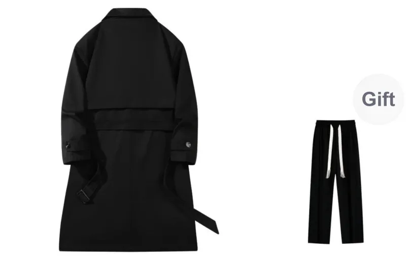 LA'T.WEEKEND Trench Coat Fall Unisex-28