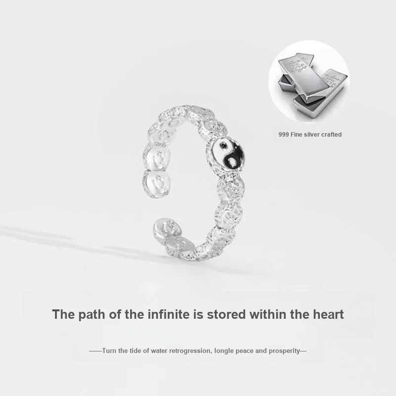 FOREVER MELODY Sterling Silver Rings Men's-1