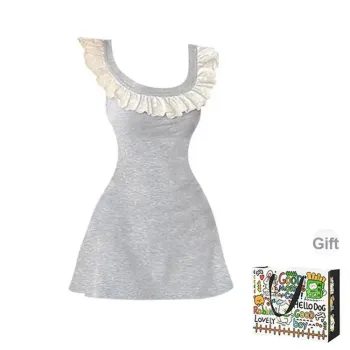 OURUOKE Sleeveless Dress Women's