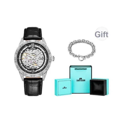 LIBER AEDON Наручные часы Механический механизм Череп Циферблат Мужские часы
