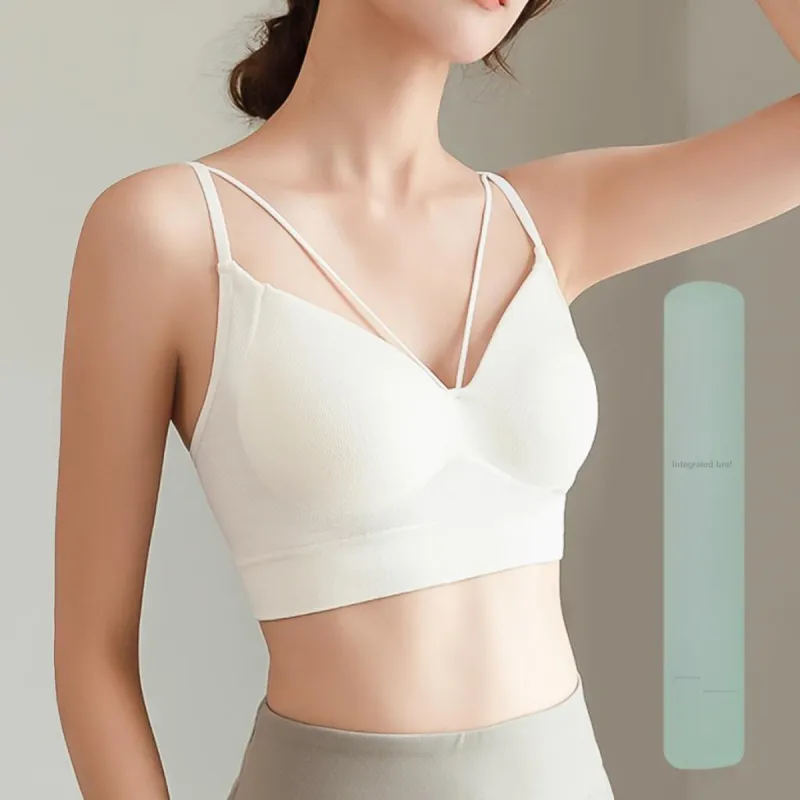 Red beans at home Women's Bras-2