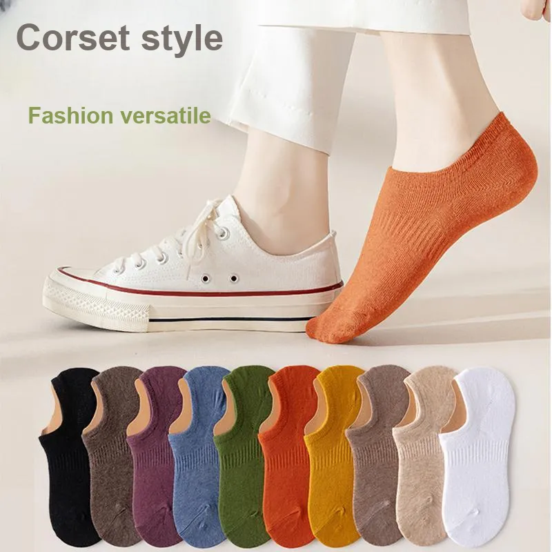 Lan Miao No Show Socks Women's 5 Pack-2