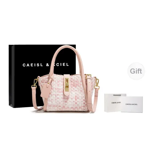 CAEISL&KCIEL Handbags Woven Pink