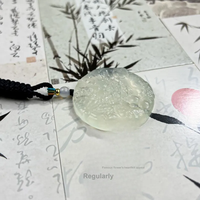 Tang Zhi Serpentine Jade Necklaces Unisex-4