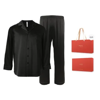 JINSANT Pajama Set Men's Gift Box Set Black