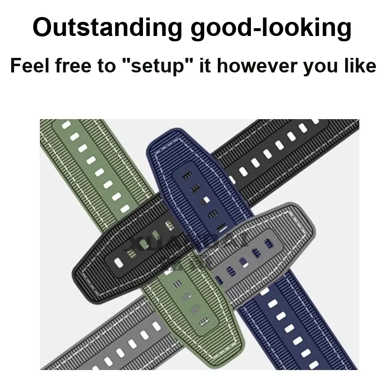 Fly Watch Band Honor Compatibility 208mm Silicone Material-3
