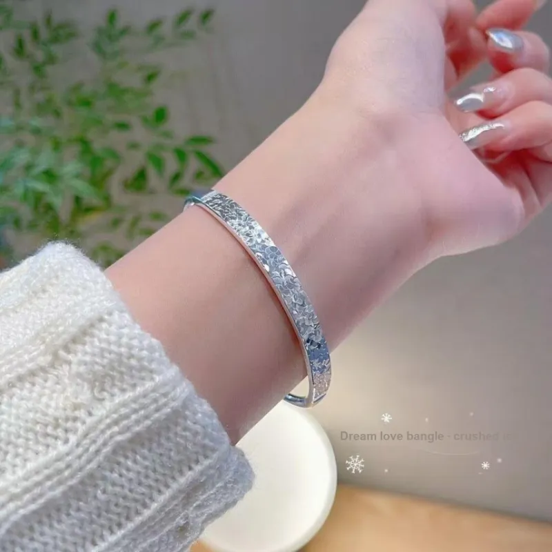 BMK S999 Fine Silver Bangles Women's-3