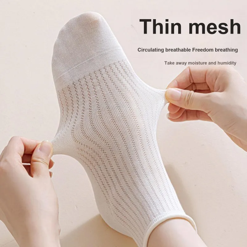 XXLLG Mid Calf Socks Women's 4 Pack-3