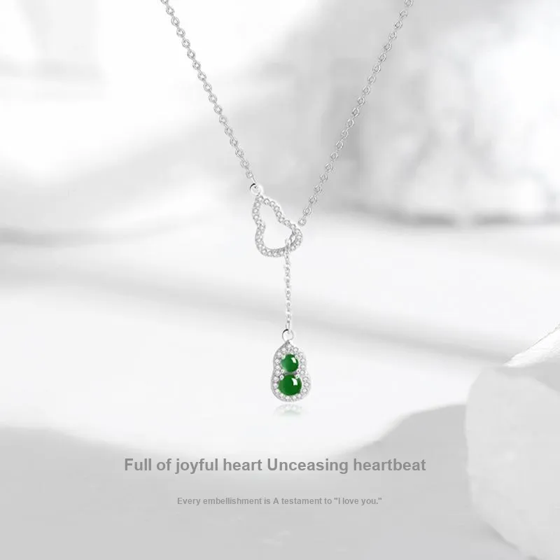 JUICY GRAPE Chalcedony Jade Necklaces Women's-1