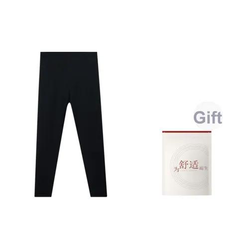 Red Bean Женские Черные Термобрюки