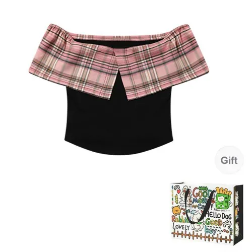 BVODE T Shirts Women's Black Shopping Bag