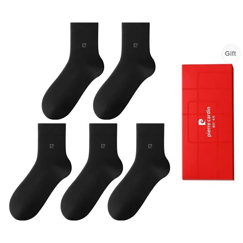 PIERRE CARDIN Mid Calf Socks Men's 5 Double Box-3