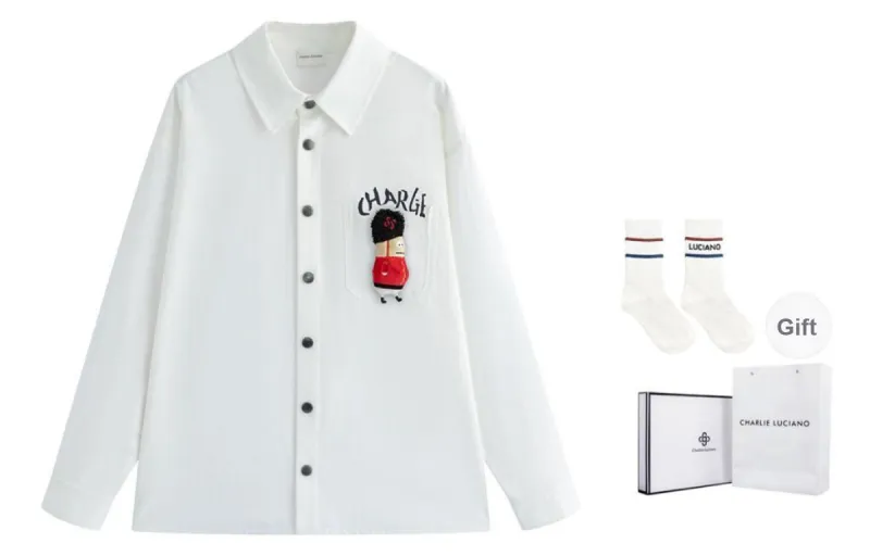 Charlie Luciano Shirt Unisex White-0