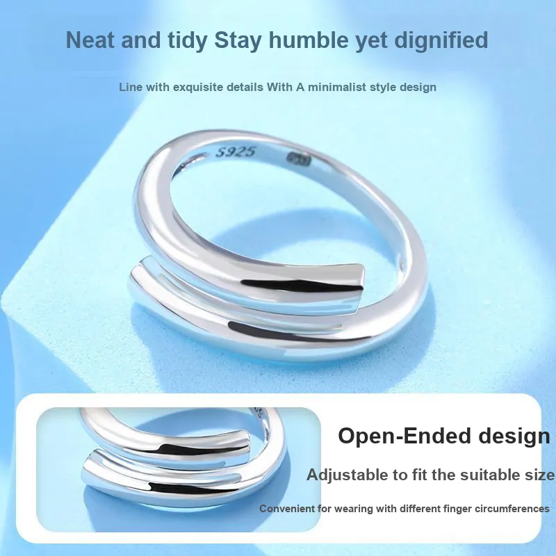 LAOYINJIANG S925 Silver Rings Women's-5